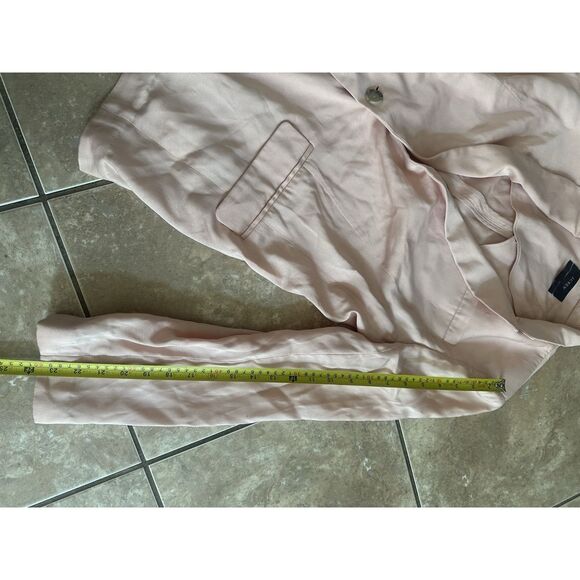 JCrew 12 Alfie Lyocell Twill Oversized Jacket Light Pink - Picture 9 of 10